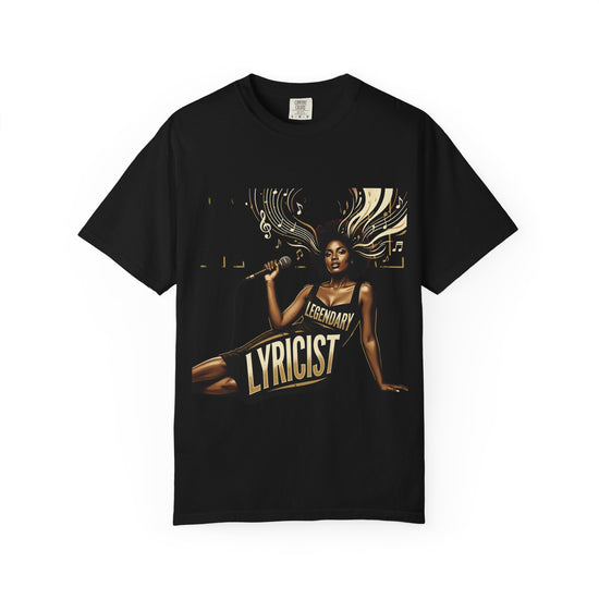 Legendary Lyricist Graphic T-Shirt — Vintage Hip-Hop Rapper Design