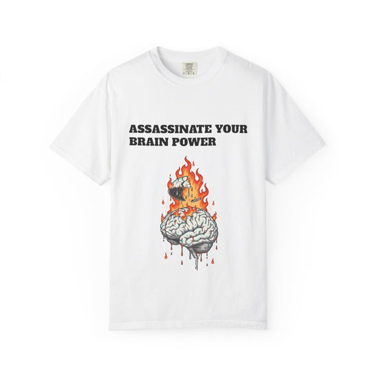 Brain on Fire T-shirt | Burning Brain Graphic, &