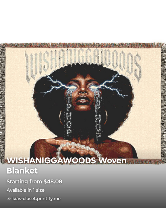 WISHANIGGAWOODS Woven Blanket